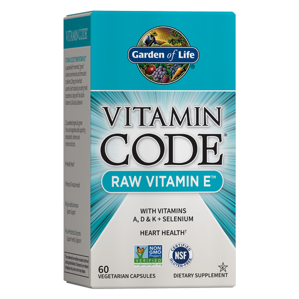 The Vitamin Code™ Vitamin E - 60 Capsules